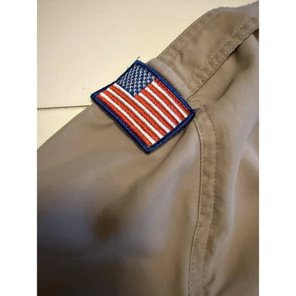 Boy Scouts of America BSA Women's Shirt Tan Medium Vented Poly Microfiber Plain - Picture 4 of 6